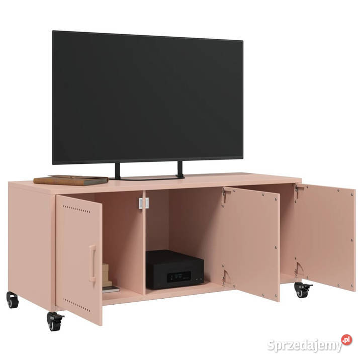 Szafka RTV różowa 1005x39x435 stal WM846645 Warszawa