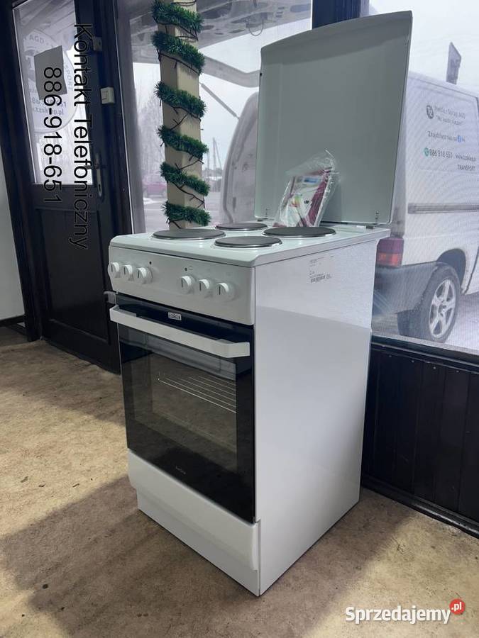 NOWA Kuchenka elektryczna Amica Biała Transport Rybnik