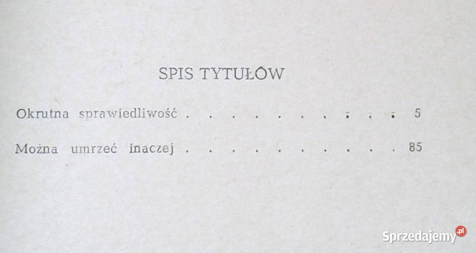 Okrutna sprawiedliwość Francis Clifford Chełm