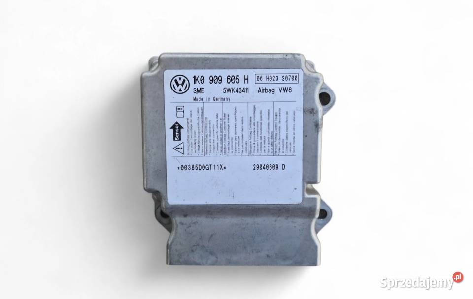 MODUŁ SENSOR AIRBAG A3 8L ALTEA GOLF V 1K0909605 Działoszyce