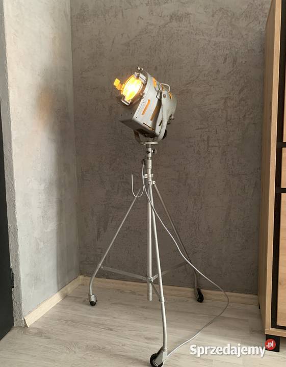 Vintage loft PRL lampa teatralno filmowa 1963r Lampy wiszące Poznań sprzedam