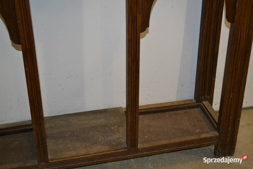 wieszak garderoba secesyjna 1930 dąb Będzin