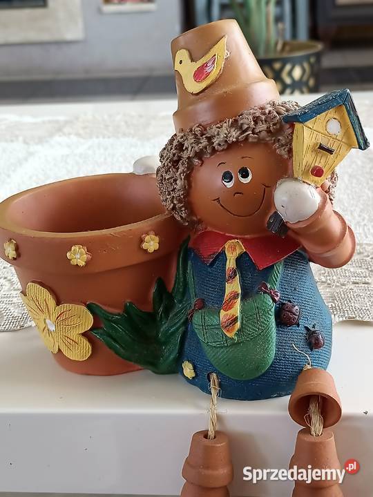 Doniczka osłonka dekoracja ogrodowa na kwiaty lubelskie