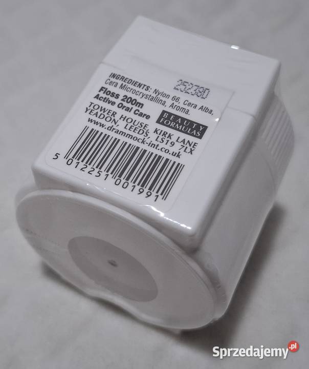 Nić dentystyczna 200m Dental floss mint waxed 1