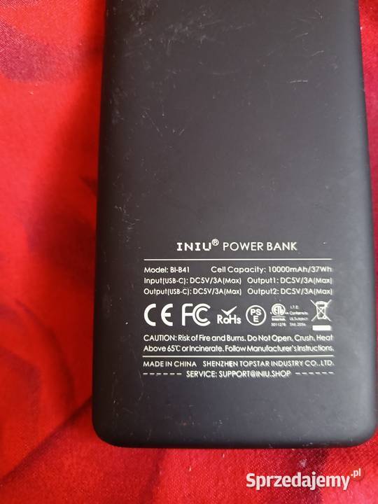 Powerbank INIU BIB41 10000 mAh USBC łapka