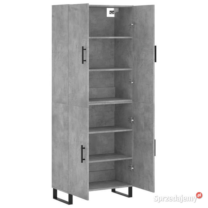 Witrynka szarość betonu 695x34x180 materiał Warszawa