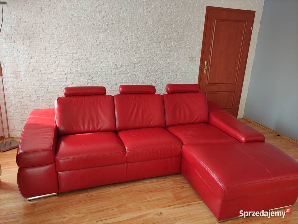 Narożnik skórzany Gala Collezione nowy Cieplewo sprzedam