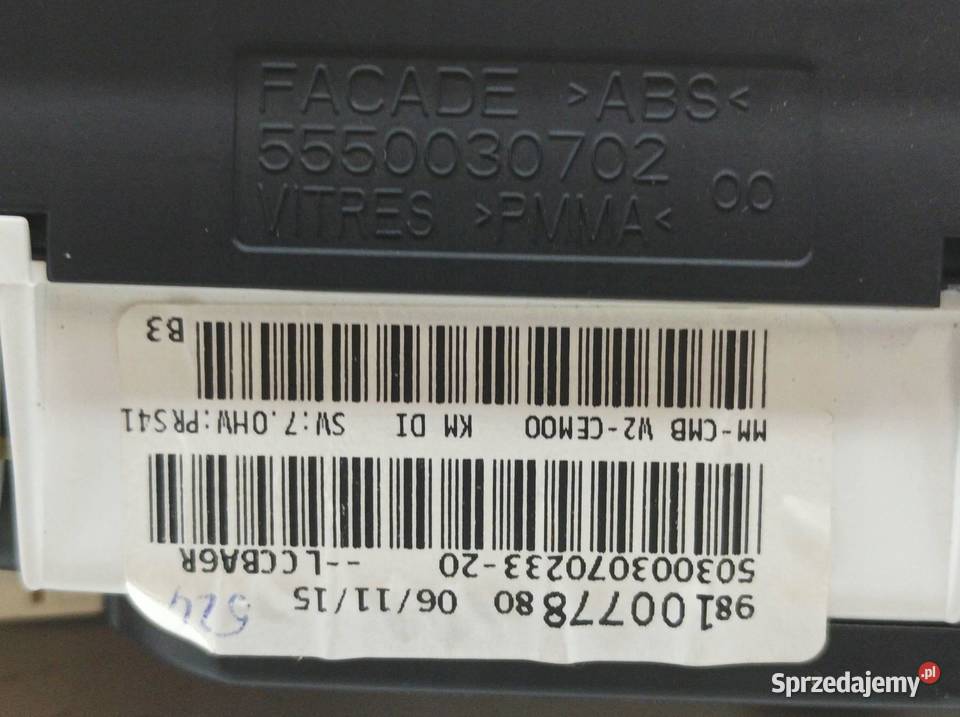 LICZNIK 9810077880 16 D Peugeot 508 I 2010 świętokrzyskie