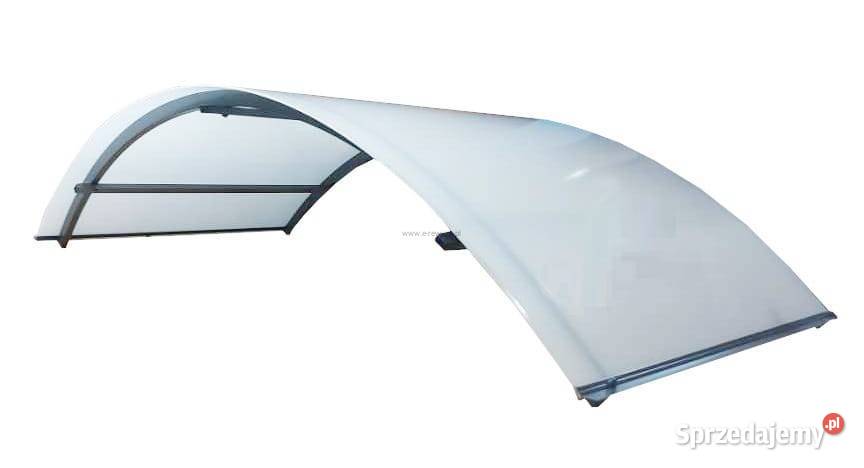 Daszek łukowy drzwi 180x90 ścianki boczne 180