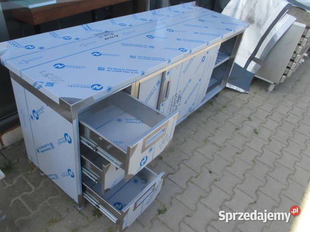 Stół Gastronomiczny Drzwi Suwane Szuflady 2