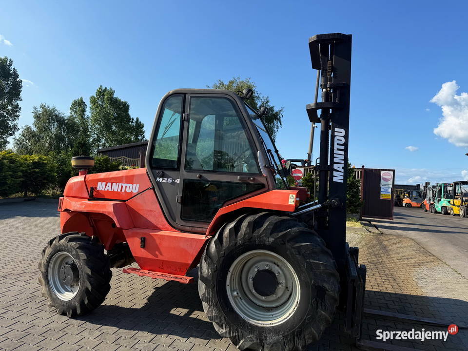 wózek widłowy terenowy MANITOU M264 Triplex 550m łódzkie sprzedam