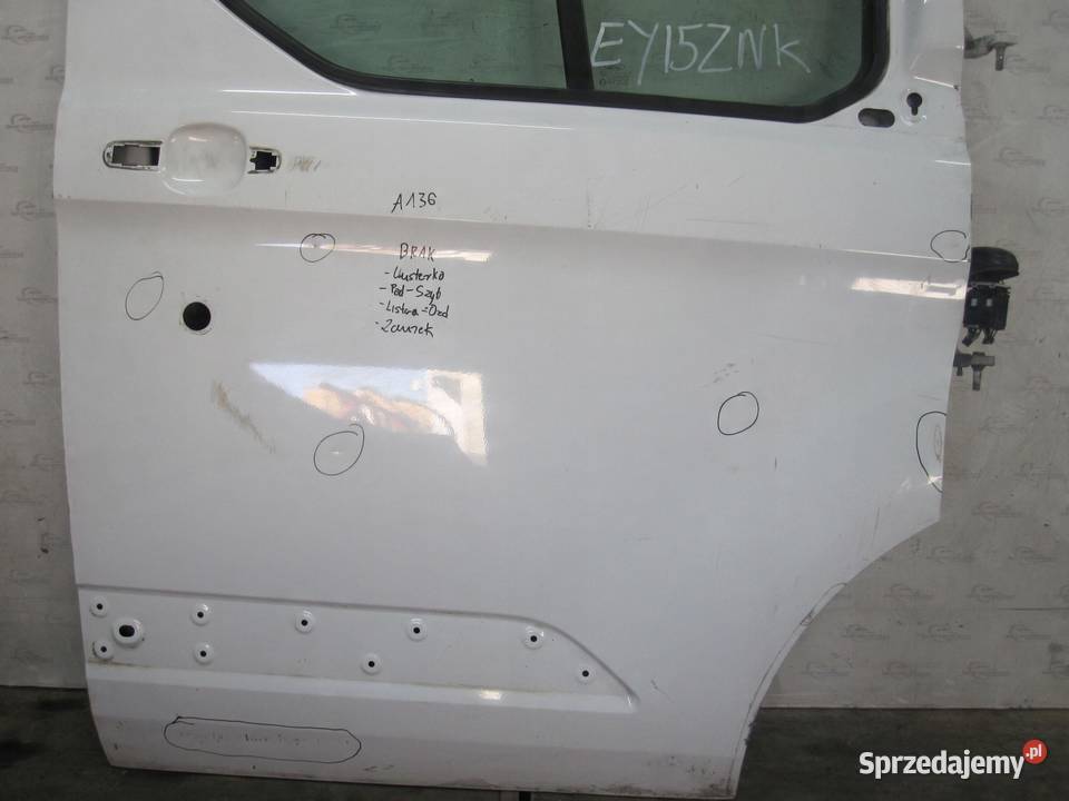 FORD TRANSIT CUSTOM 15r drzwi prawe przód