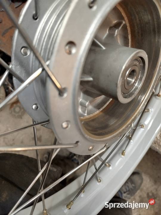 Koła wsk125 nierdzewne szprychy malowane obrecze Przyłęk