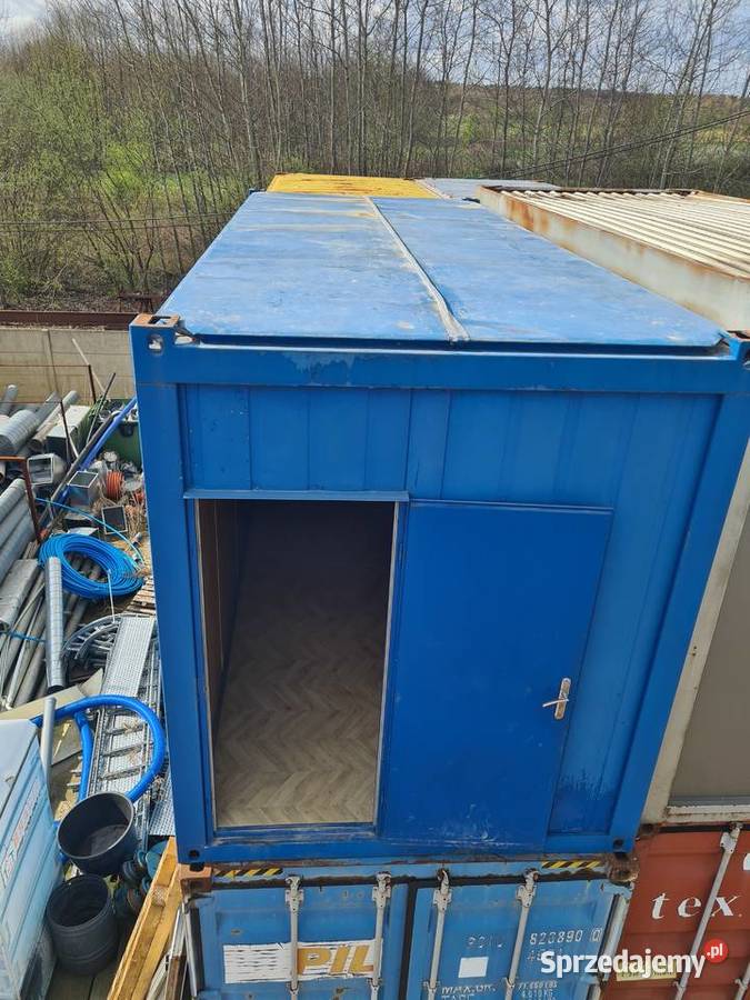 Kontener biurowy magazynowy budowlany 6 metrów sprzedam