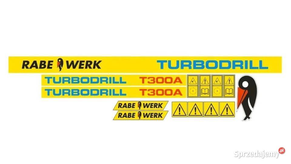 Naklejki oklejenie RABEWERK TURBODRILL T300A
