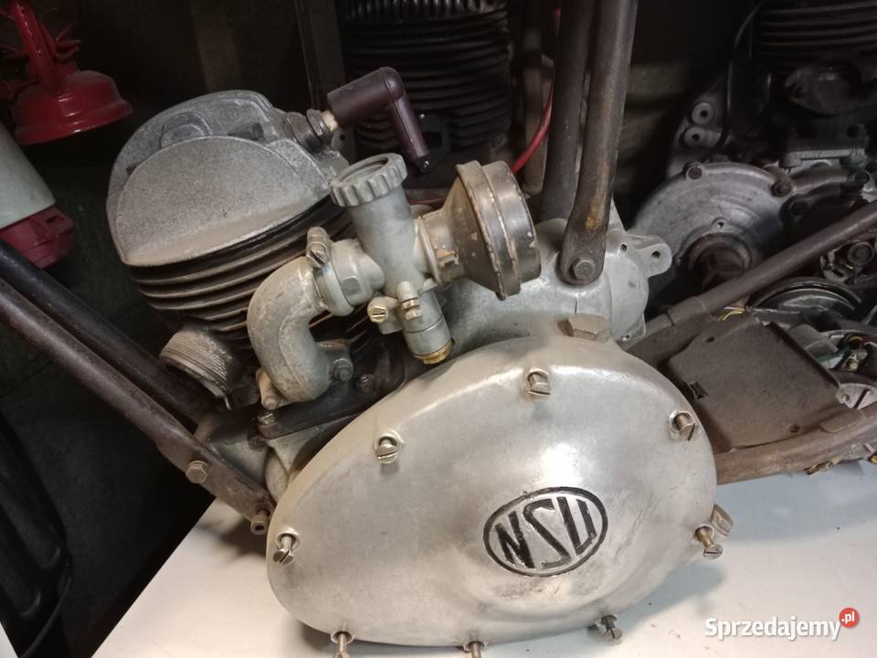 Rama z silnikiem NSU 201 ZDB Bielsko-Biała
