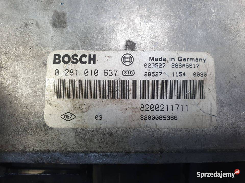 KOMPUTER SILNIKA ECU RENAULT LAGUNA II osobowe kujawsko-pomorskie Lipno