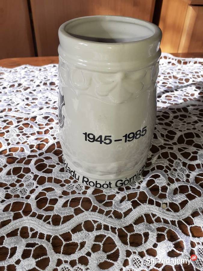 Kolekcjonerski kufel do piwa Tułowice 1985 Sosnowiec