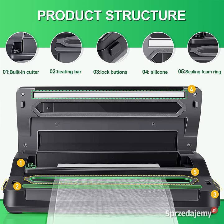 RAYCIAL Zgrzewarka Próżniowa do Żywności Białystok sprzedam