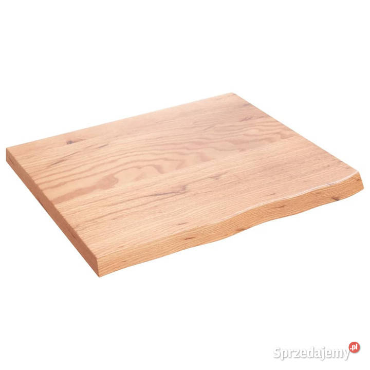 Blat do stołu jasnobrązowy 60x50x24 lite drewno Warszawa