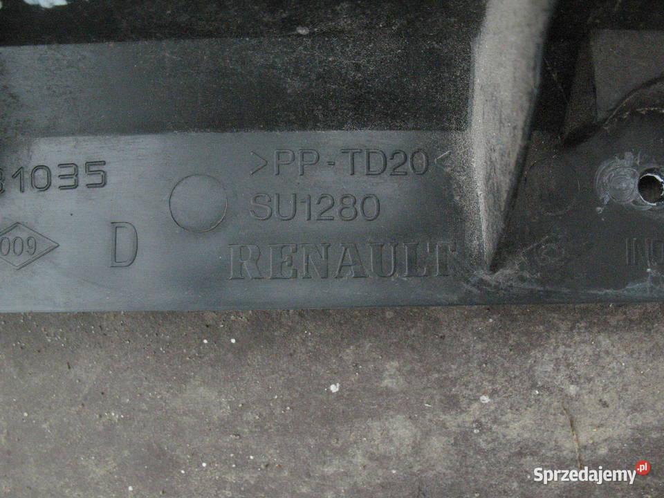 ślizg zderzaka tył renault espace IV grand