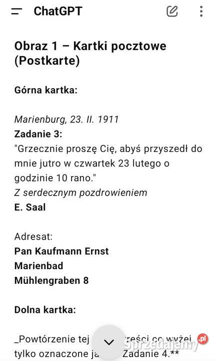 Niemiecka broszura pocztowa 1911 zachodniopomorskie Szczecinek