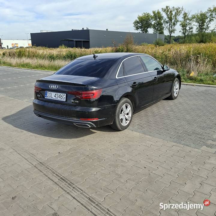 A4 Sedan 2019r 20TDI Automat Brązowe Skóry komputer pokładowy dolnośląskie Syców