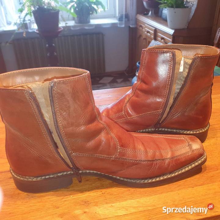 Buty zimowe męskie Venturini Milano skórzane inna Biała Podlaska