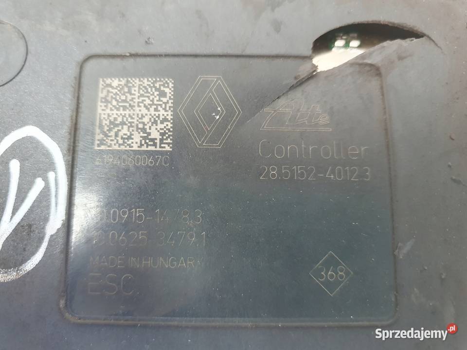 Renault Trafic III POMPA ABS hamulcowa Rudka