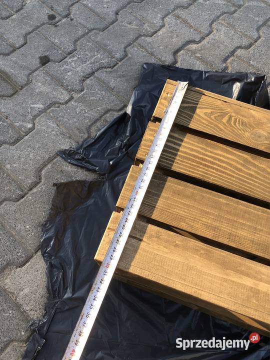 Drewniana skrzynka regał handmade rustykalny Regały Poznań