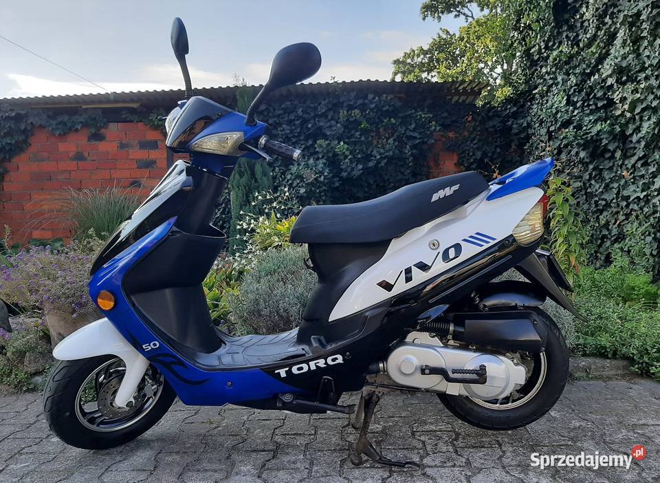 Zadbany skuter Torq Vivo 50 4t 2017r 1wł 13360 49cm3 Tuczno