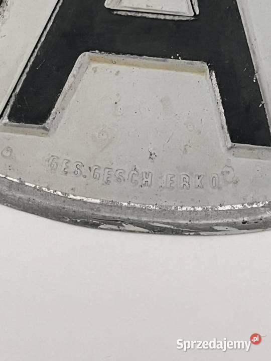 Emblemat znak tabliczka wyróżnik owalny Emblematy