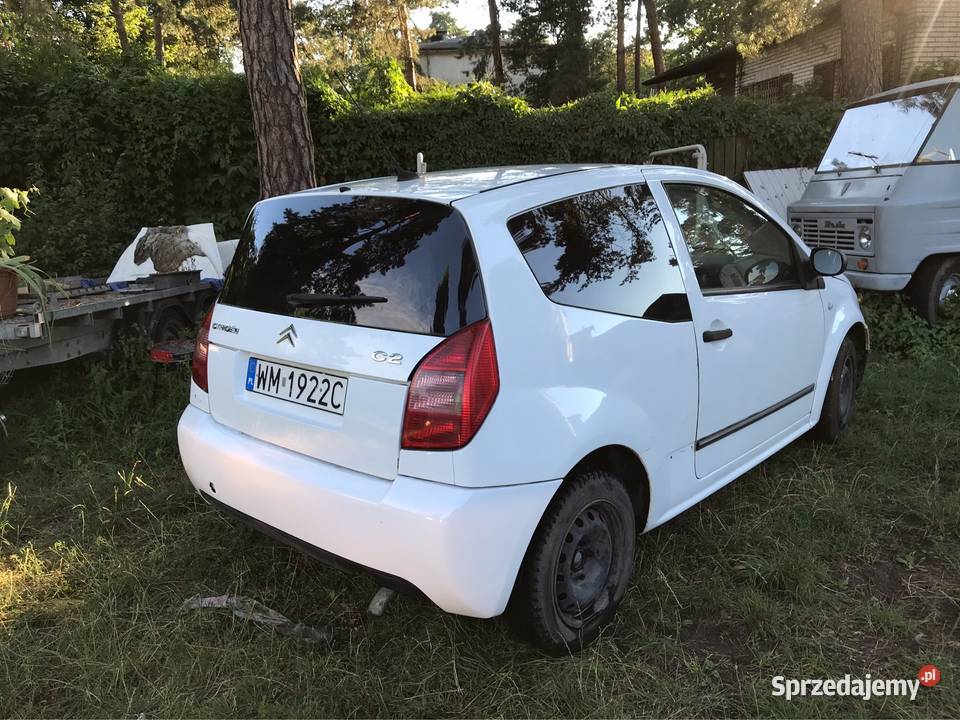 Citroen C2 14 HDI 2008 biały Otwock