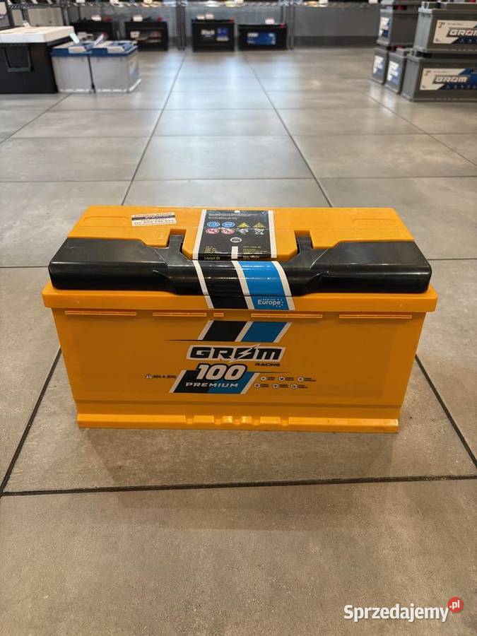 Akumulator Grom Racing 100Ah 850A EN Prawy Plus Augustów sprzedam