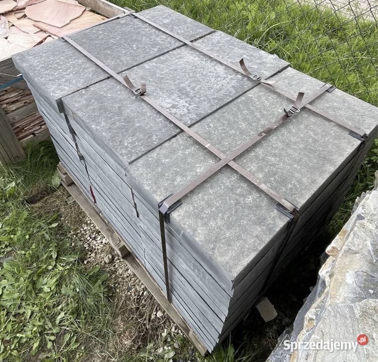 CZARNE PŁYTY CHODNIKOWE 40x40 gr 5 Granitowe mazowieckie Warszawa