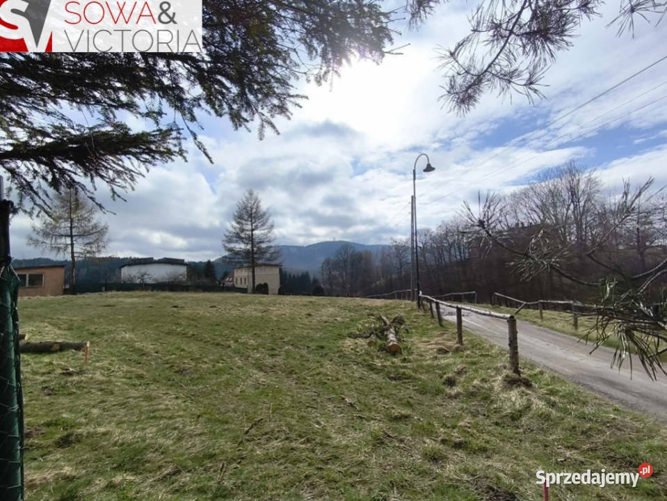 Widokowa działka budowlana wszystkie media Boguszów-Gorce sprzedam