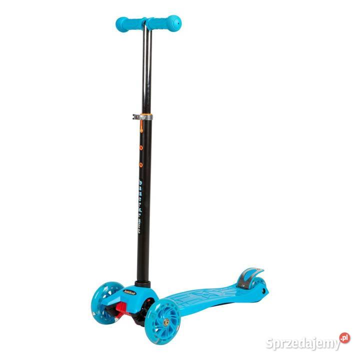 Niebieska balansowa hulajnoga składana Poznań
