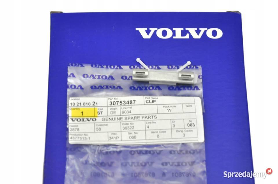 VOLVO XC60 spinka szyby czołowej 30753487 OE dolnośląskie Bielany Wrocławskie