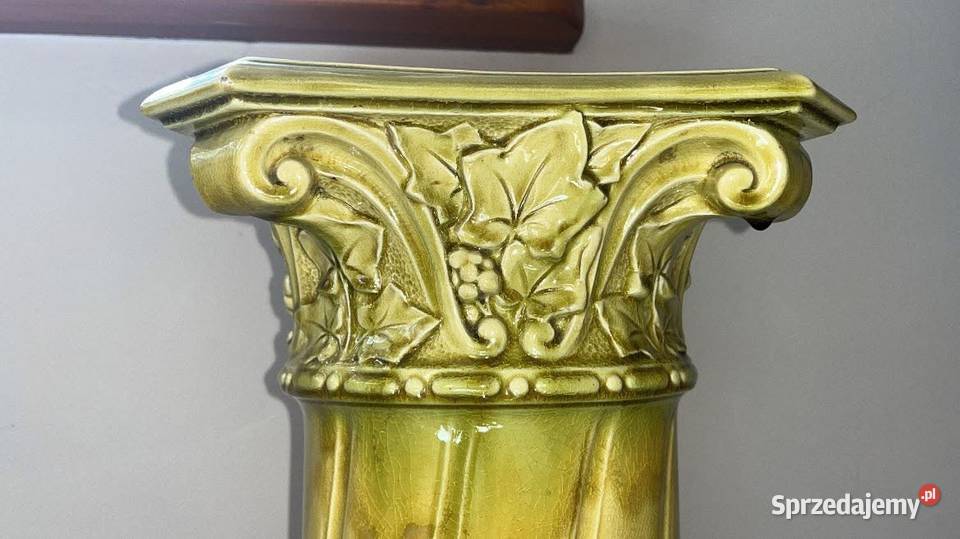 Porcelanowy postument Do kwiatów Pod rzeźbę czy pomorskie Gdańsk