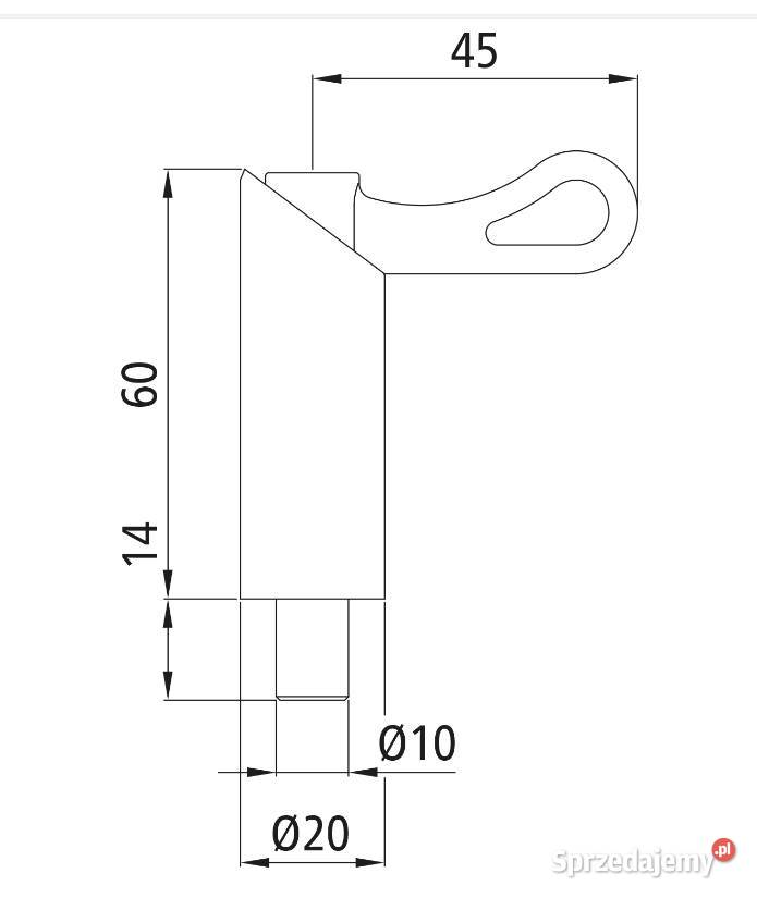 Rygiel S 1014 N D10 mm H14 mm