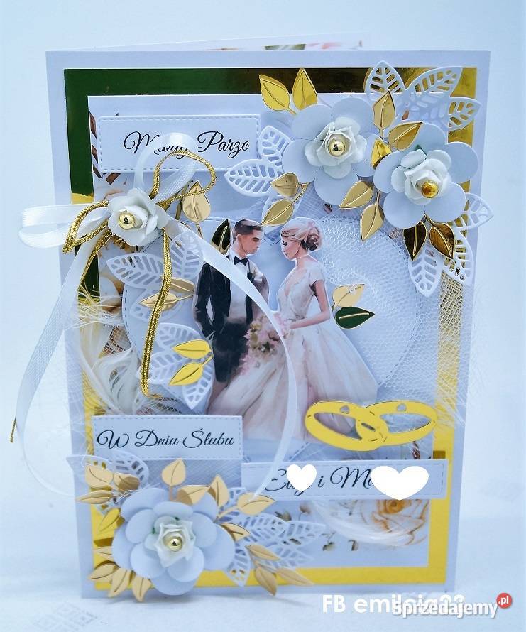 Kartka z życzeniami z okazji ślubu Pamiątka Zielona Góra