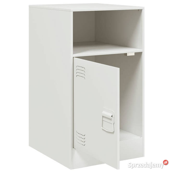 Szafki nocne 2 białe 345x39x62 stal WM841774 Nocne Warszawa