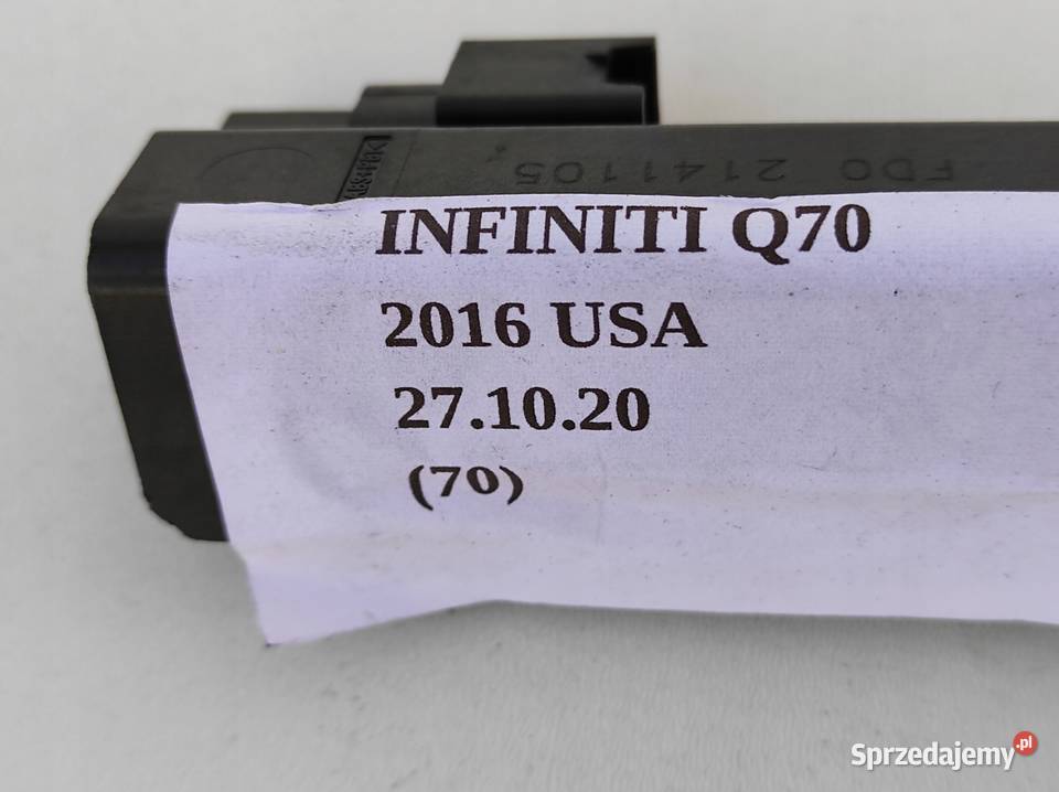 CZUJNIK ZAWORU OPARÓW PALIWA INFINITI Q70 M35 osobowe