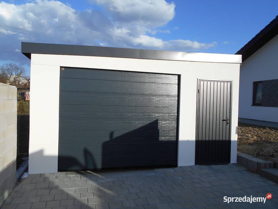 Garaż blaszany tynkowany na raty śląskie Kaczyce sprzedam