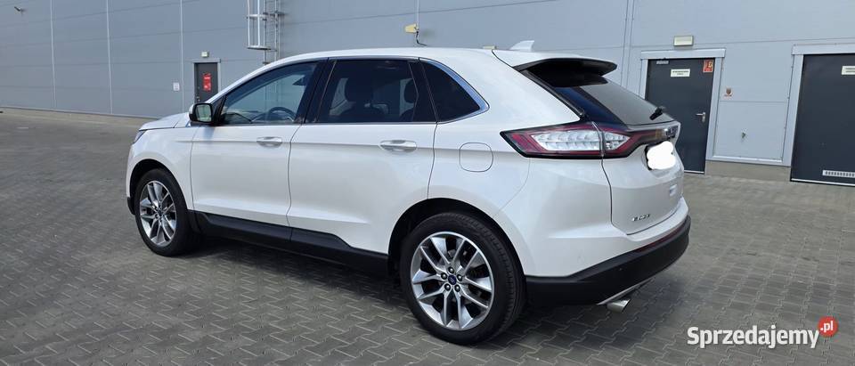 Ford EDGE 20 benzynaLPG 2018r Titanium biała światła przeciwmgielne Samochody osobowe