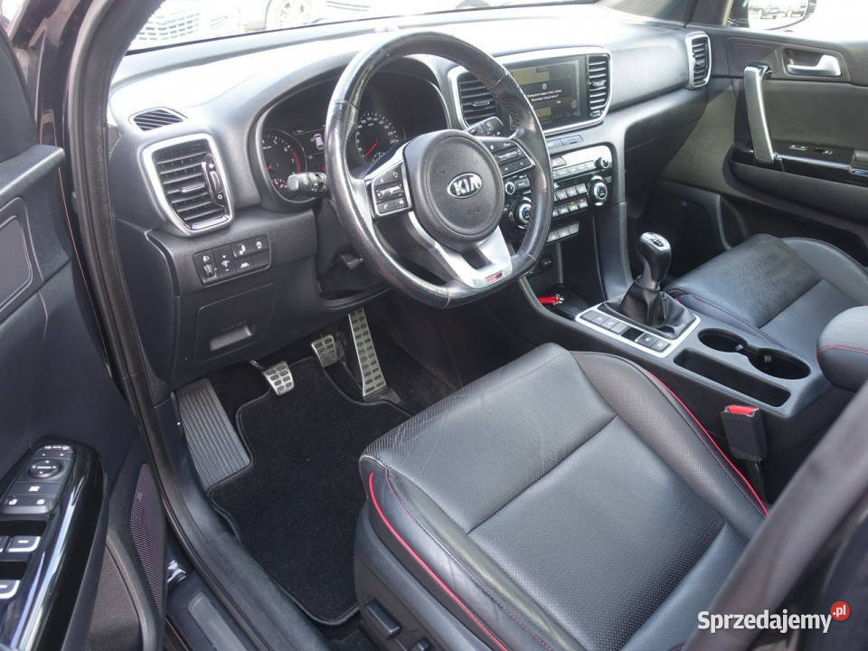 Kia Sportage 16TGDI Navi Skóra Panorama Czarny czujnik zmierzchu śląskie