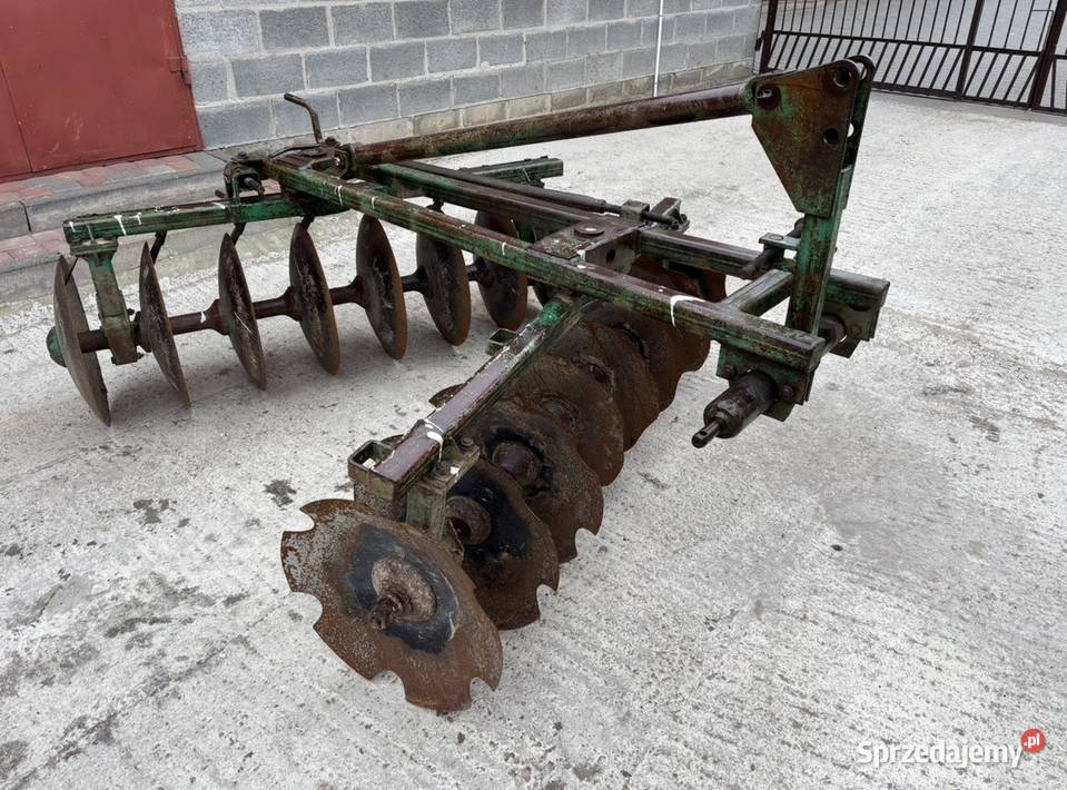 Brona talerzowa talerzówka 2x8 nieuszkodzony Pozostałe Skaryszew