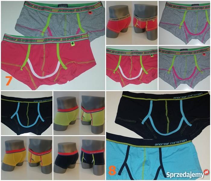 Andrew Christian Bokserki z Kieszonką Wiele dolnośląskie sprzedam