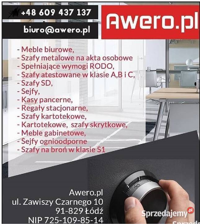 sejf ognioodporny sejf na broń S2 FRS 49 Valberg Łódź sprzedam