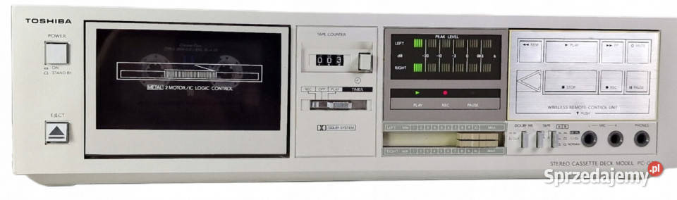 Magnetofon catette deck Toshiba PC G20 C PCG20 Międzychód